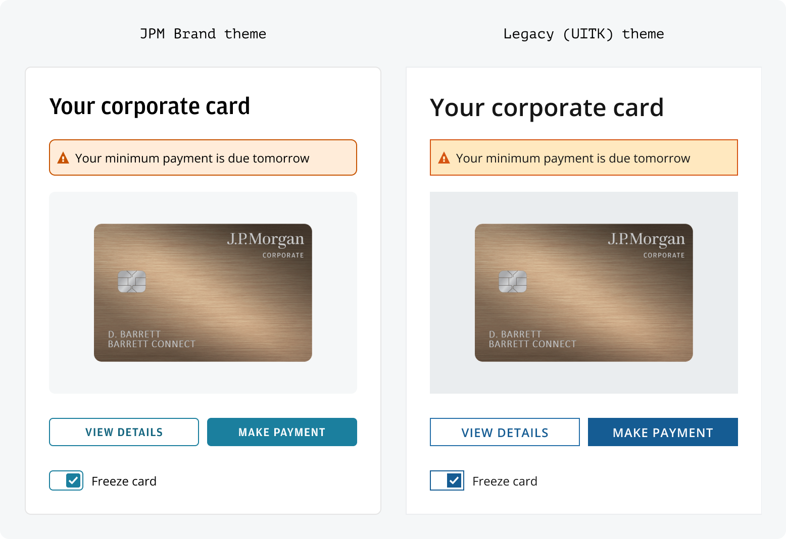 A side-by-side comparison of the themes offered by Salt.